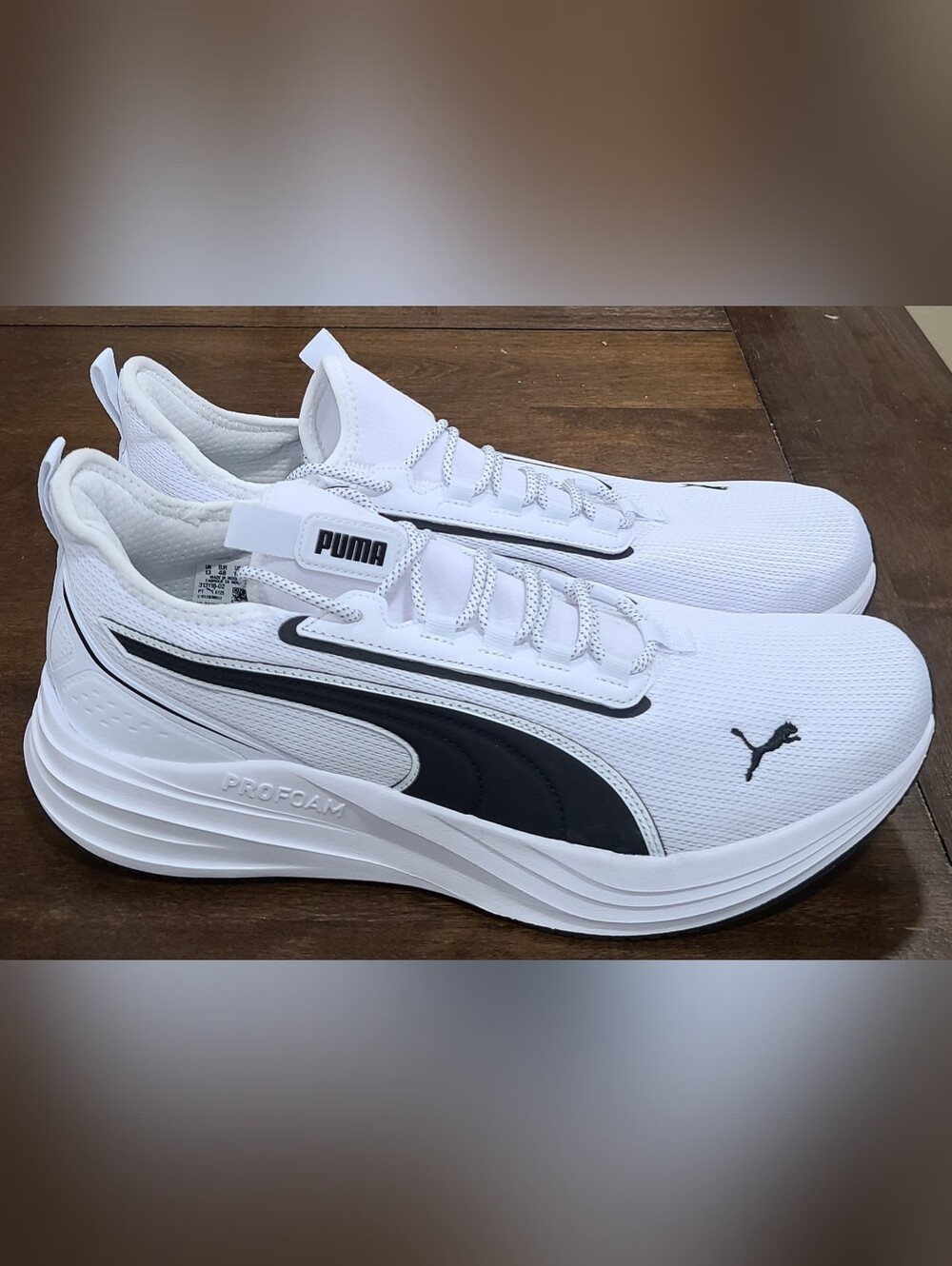 PUMA Darter Pro 2 Running Shoe White/Black Men's